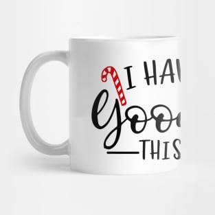 I have been good-ish this year (Light bg) Mug